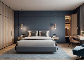 Ideias para um quarto moderno masculino: estilo e funcionalidade