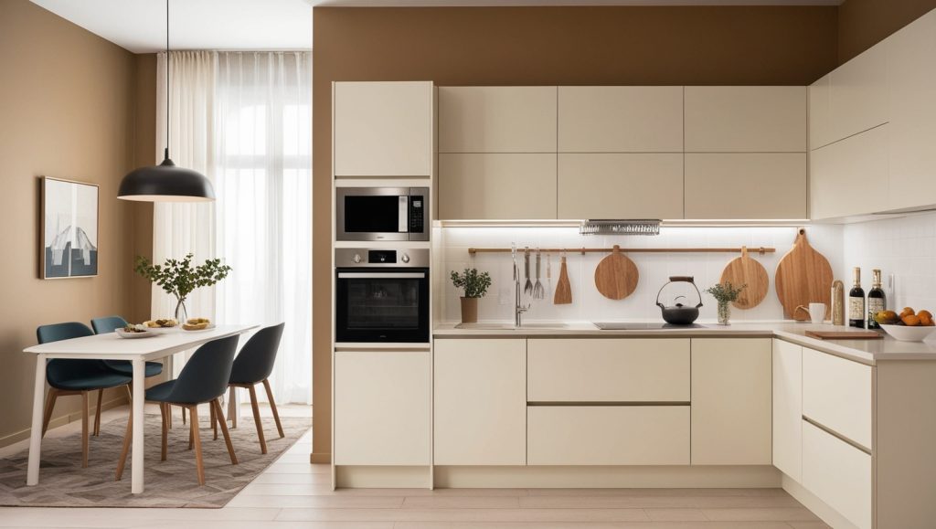 Ideias de Cozinha Moderna e Decorada na Cor Branca para Apartamentos