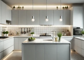 Ideias de Cozinha Moderna e Decorada na Cor Branca para Apartamentos
