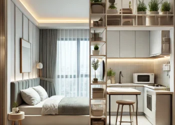 Quarto com cozinha integrada