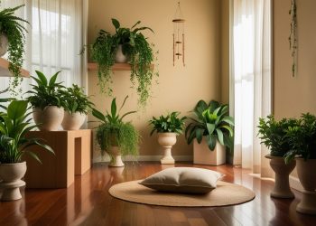 Como criar um espaço de meditação com plantas