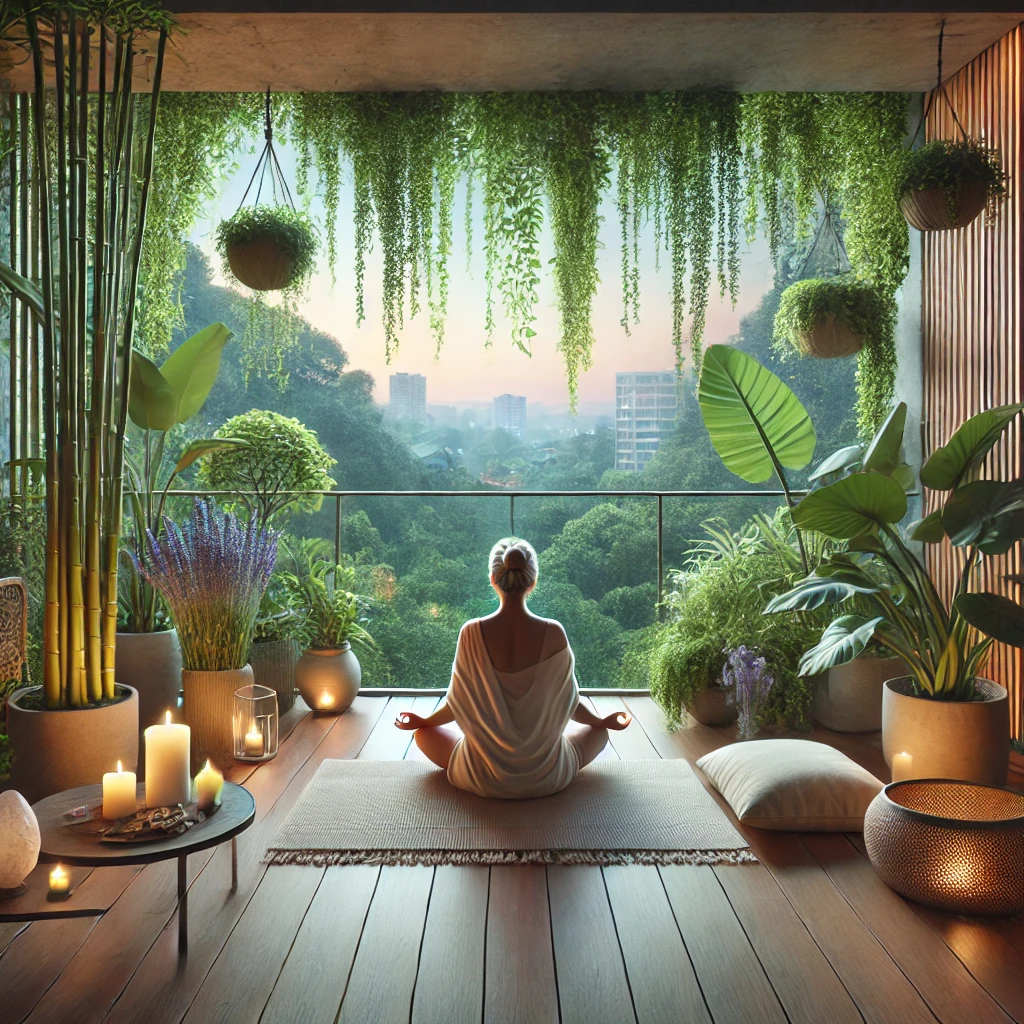 Como criar um espaço de meditação com plantas
