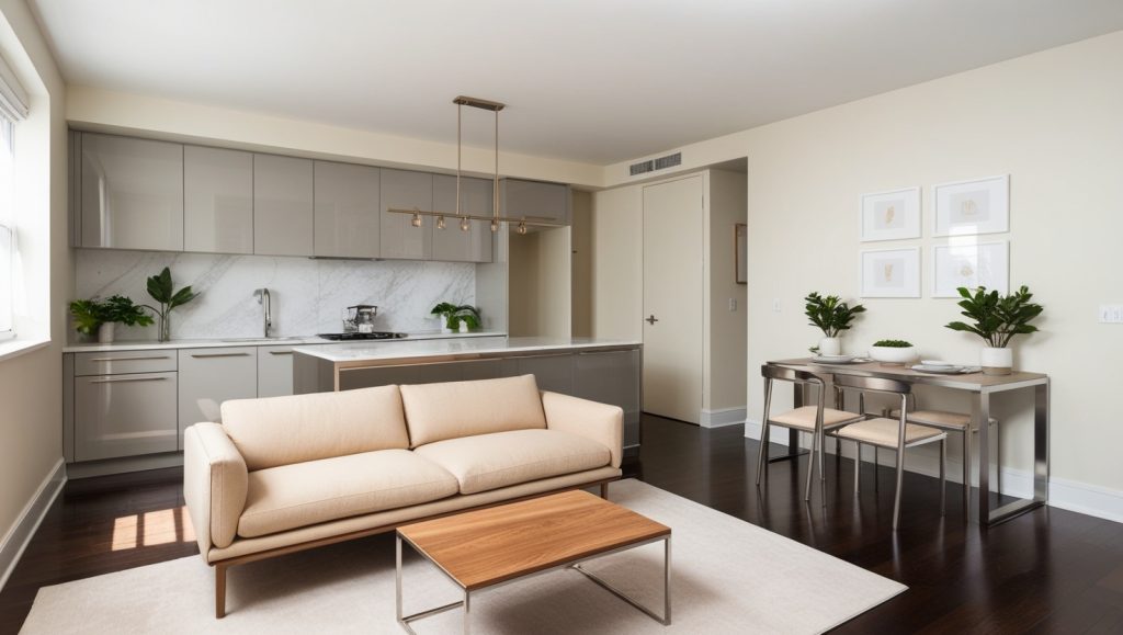 Conceito aberto Sala e cozinha – Integração, funcionalidade e estilo 