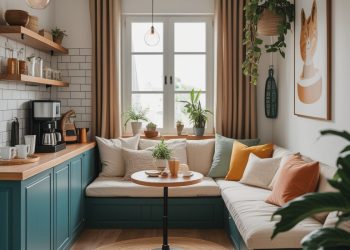 Decoração do cantinho do café