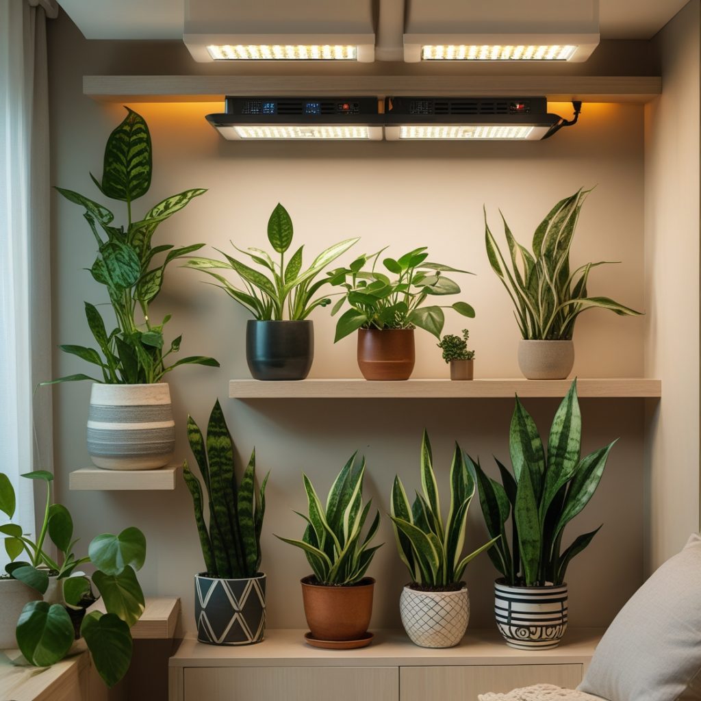 Iluminação artificial vale a pena usar para plantas de sombra 
