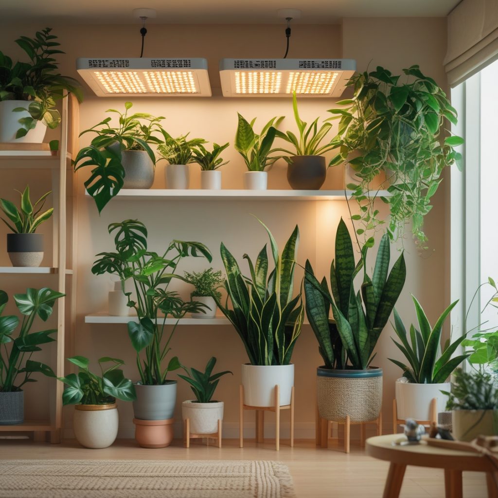 Iluminação artificial vale a pena usar para plantas de sombra 