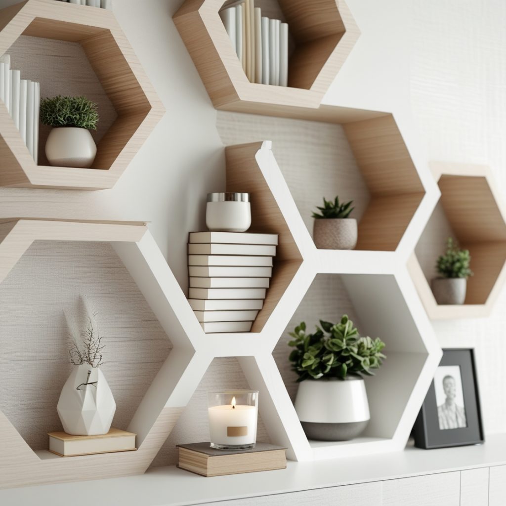 Quarto moderno feminino para estudantes 