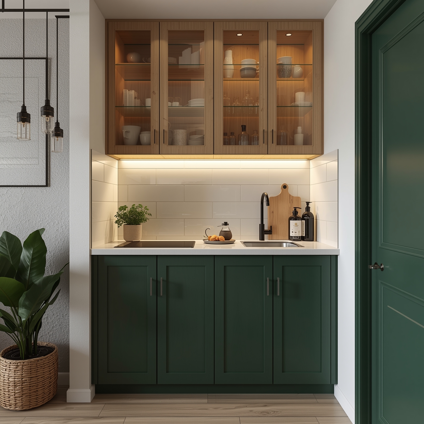 Cozinhas funcionais e charmosas em apartamentos compactos 