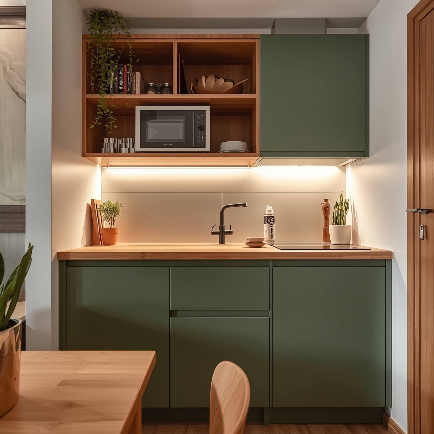 Cozinhas funcionais e charmosas em apartamentos compactos 