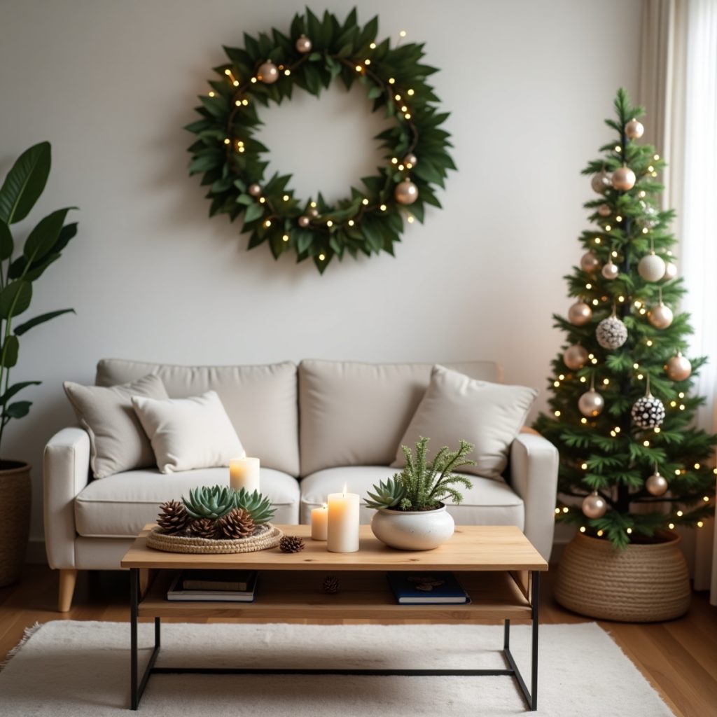 Ideias de decoração com plantas para o Natal 