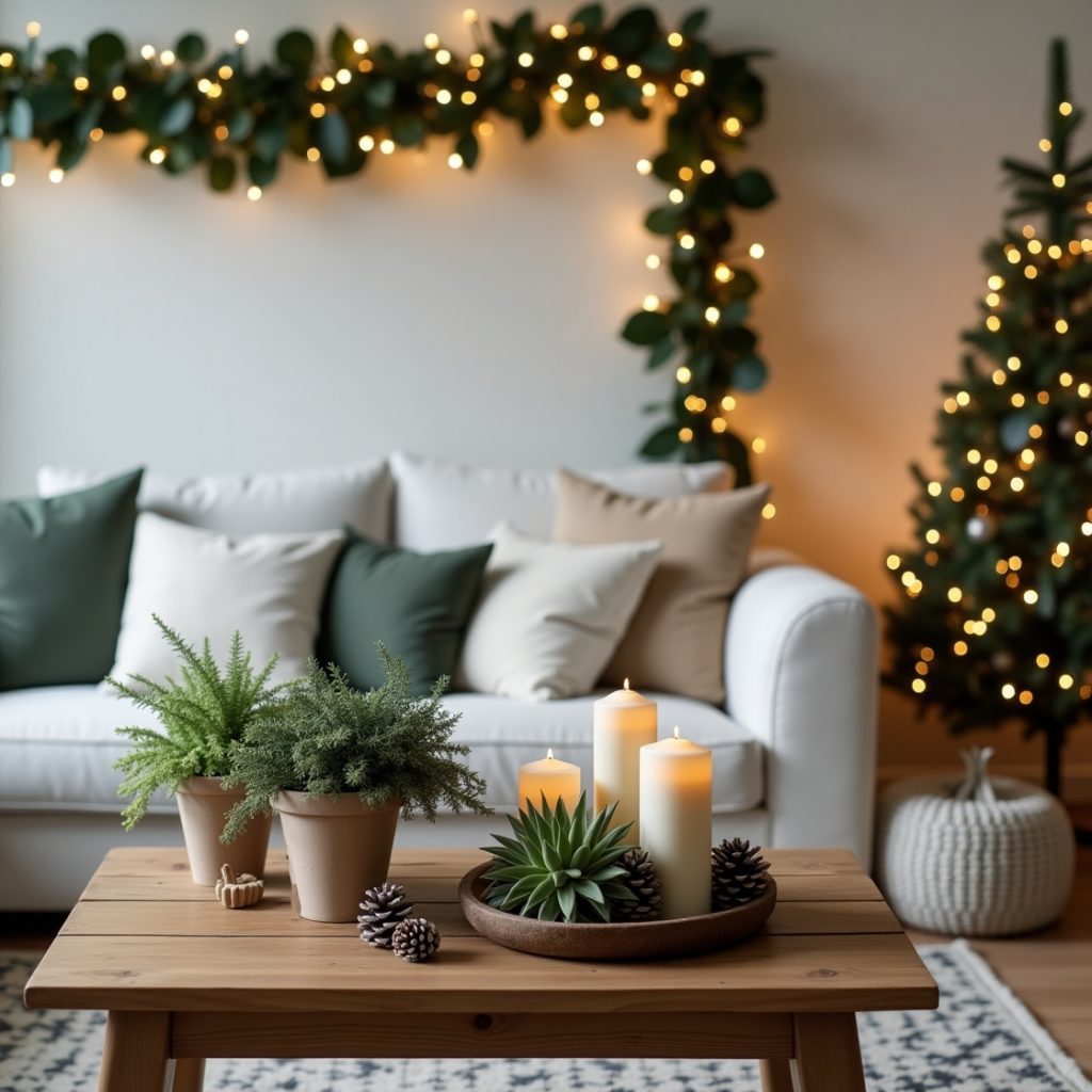 Ideias de decoração com plantas para o Natal 