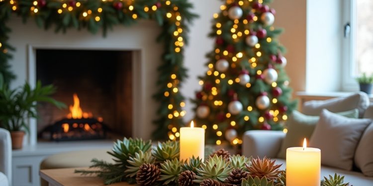 Ideias de decoração com plantas para o Natal