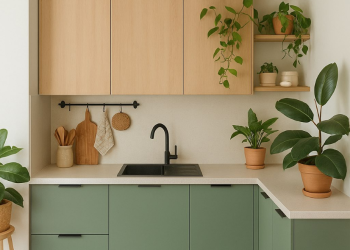 Cozinhas funcionais e charmosas em apartamentos compactos