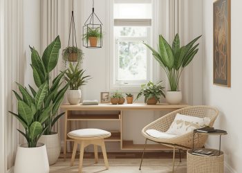como decorar apartamentos pequenos com plantas