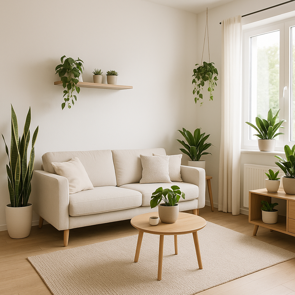 como decorar apartamentos pequenos com plantas 
