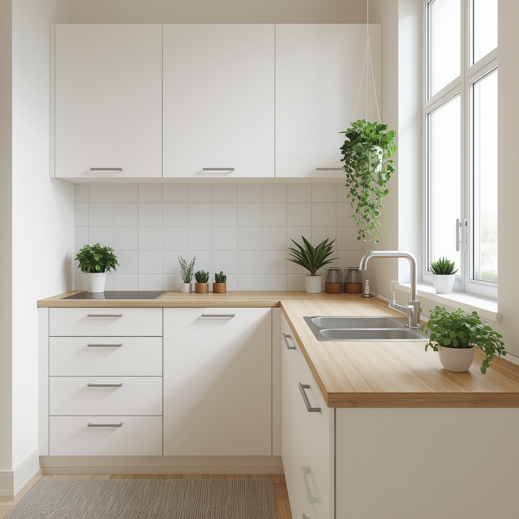 como decorar apartamentos pequenos com plantas