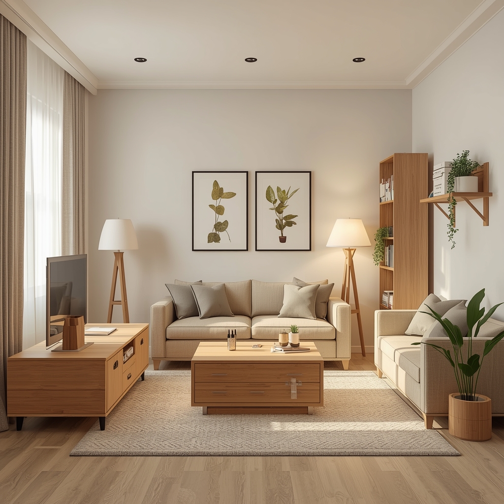 ideias criativas para decorar salas pequenas 