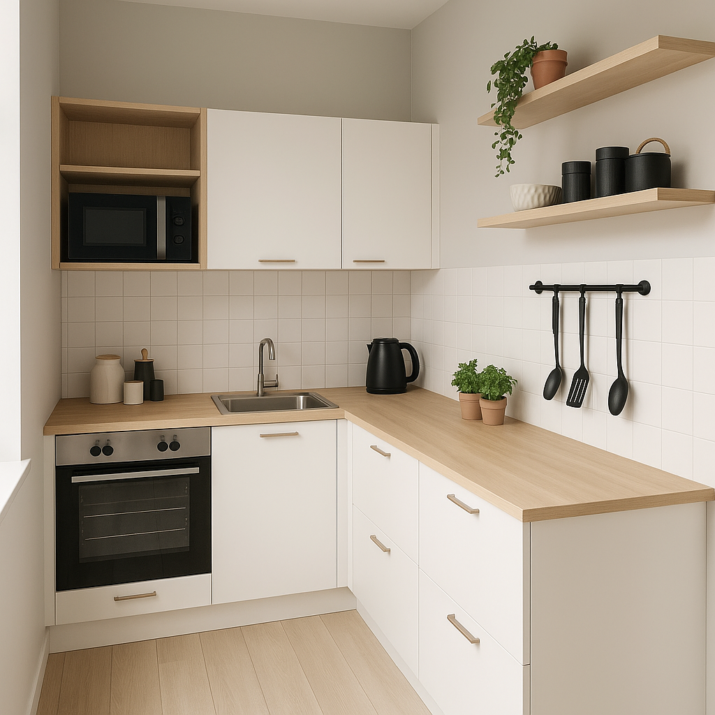 Cozinhas pequenas e funcionais