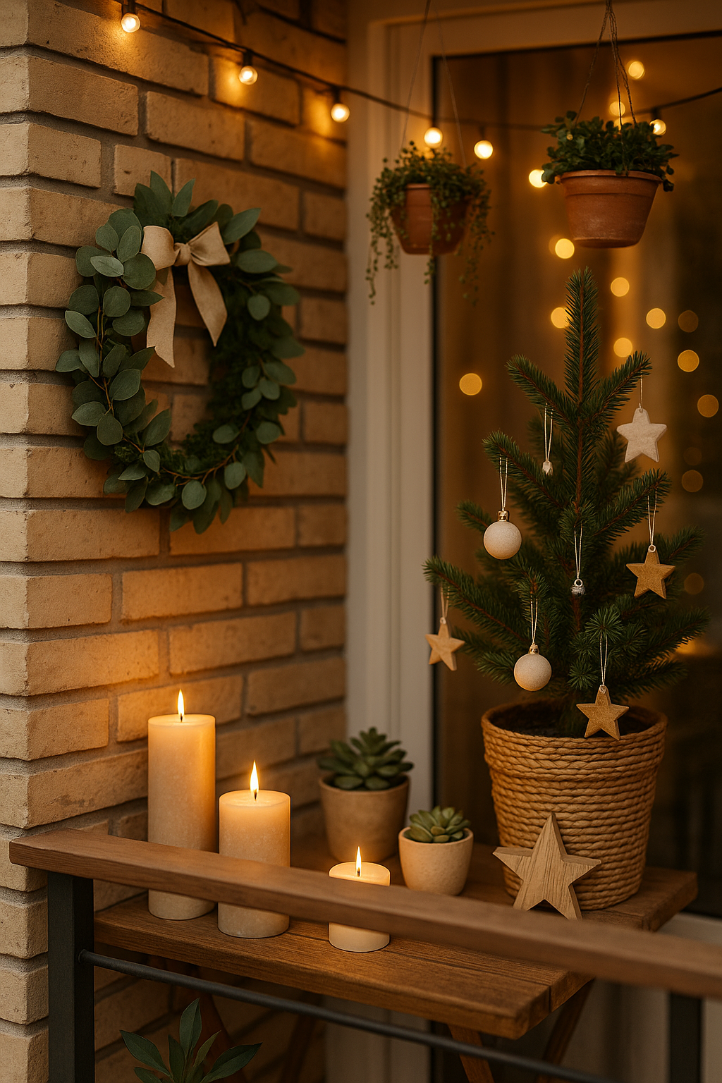 Ideias Criativas para Decorar Varandas no Natal