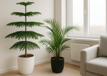 Palmeiras e Pinheiros em Apartamentos