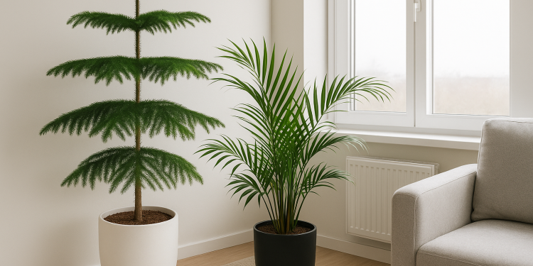 Palmeiras e Pinheiros em Apartamentos