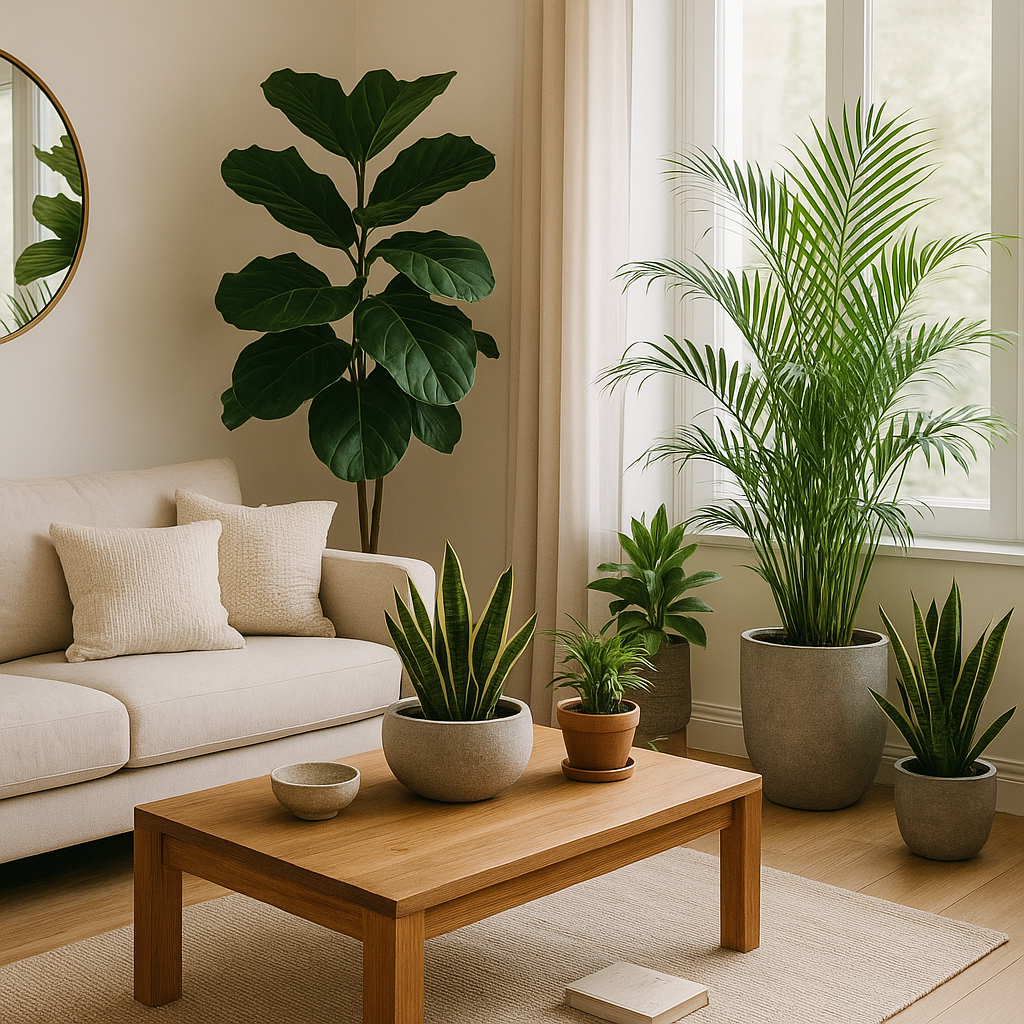decoração com plantas