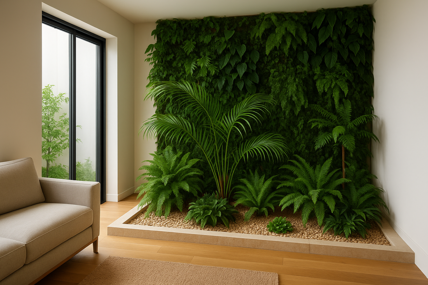 jardins internos natureza dentro de casa