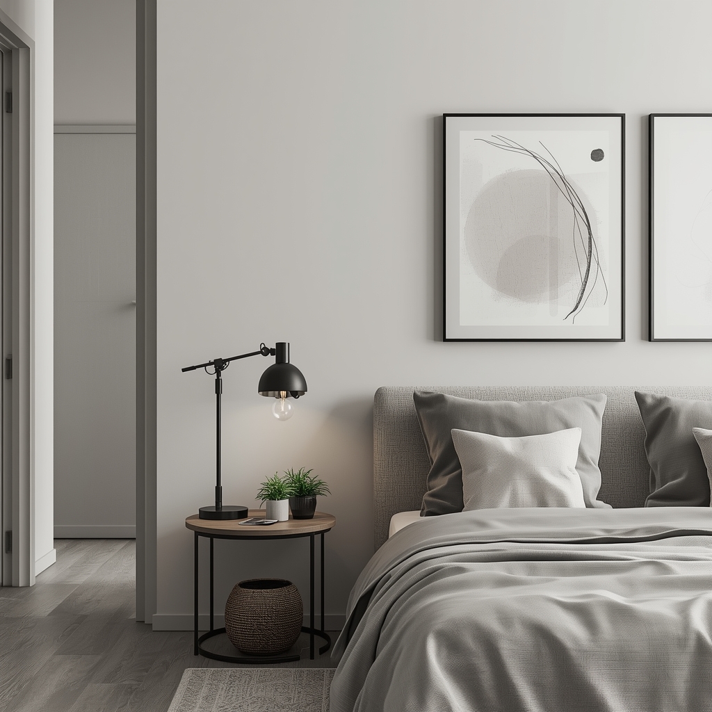 quarto moderno masculino (