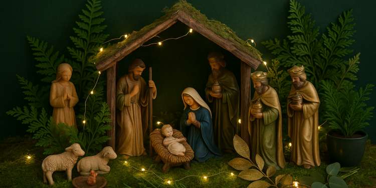 Como Montar e Decorar um Presépio de Natal com Elementos Naturais